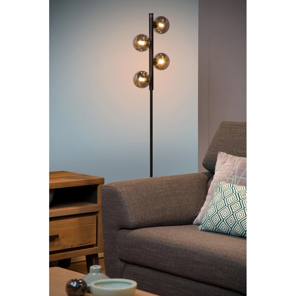 Floor lamp Tycho Black Lucide 5411212450999
