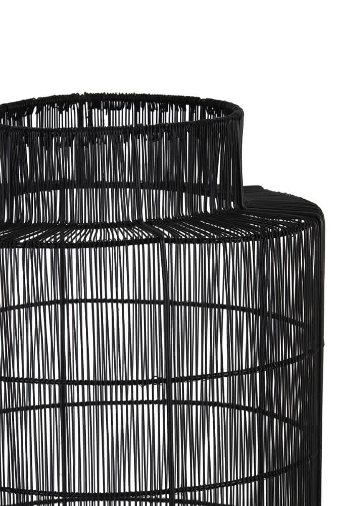 Bohemian floor lamp Gruaro black Ø 32cm Light & Living 8717807206482