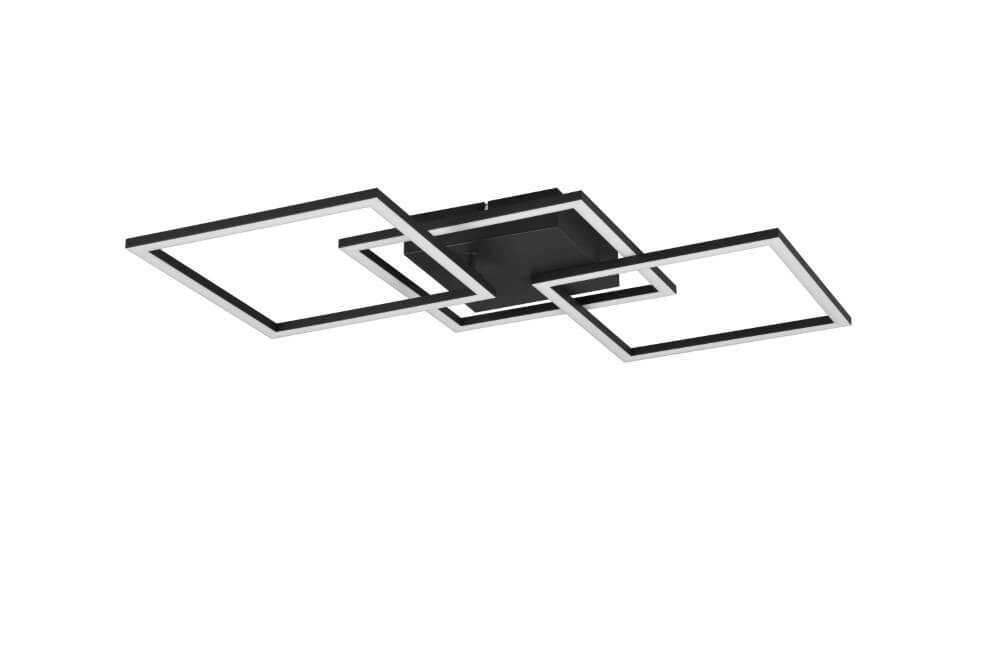Black ceiling lamp Trail design