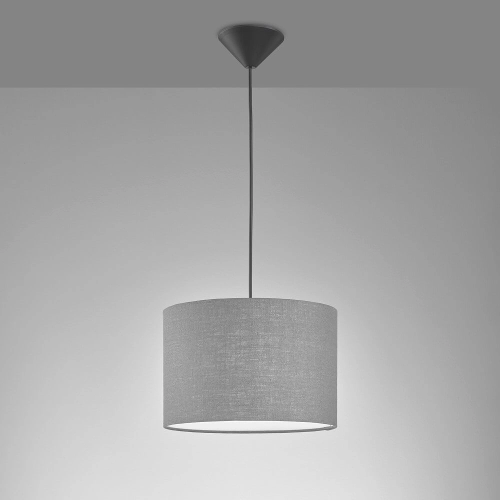 Hanging lamp Vigo gray hood Fischer & Honsel 4003694608077