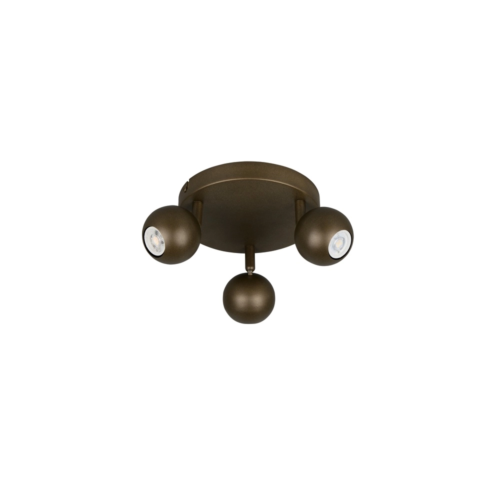 Surface-mounted spot Enaro 3-light platinum