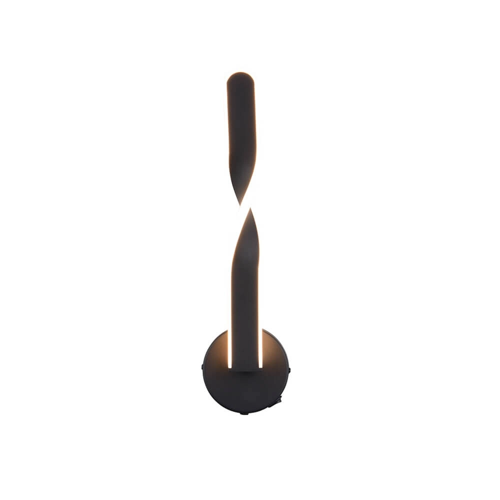 Design wall lamp Ginko black Trio 4017807642445