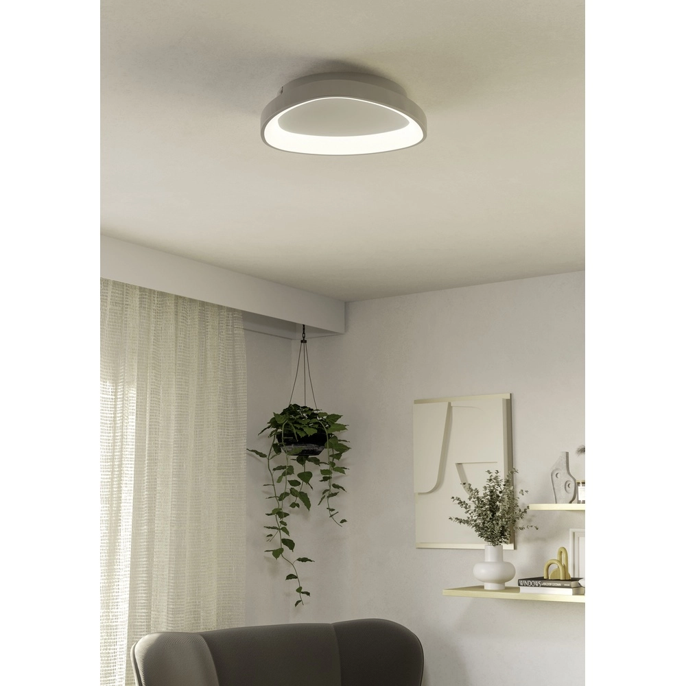 Modern led ceiling light Loretello white - Ø 35cm Eglo 9008606316441