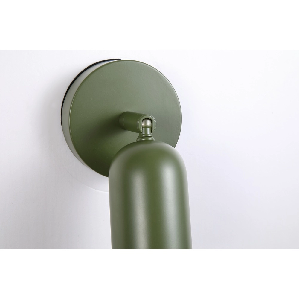 USB Rechargeable Wall Lamp Cone green Searchlight 5053423302850