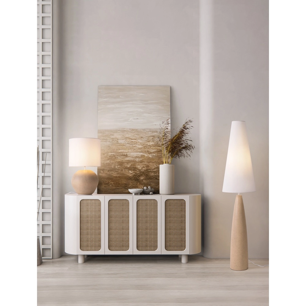 Floor lamp Mizu cream with white hood Lyora 5212017468918