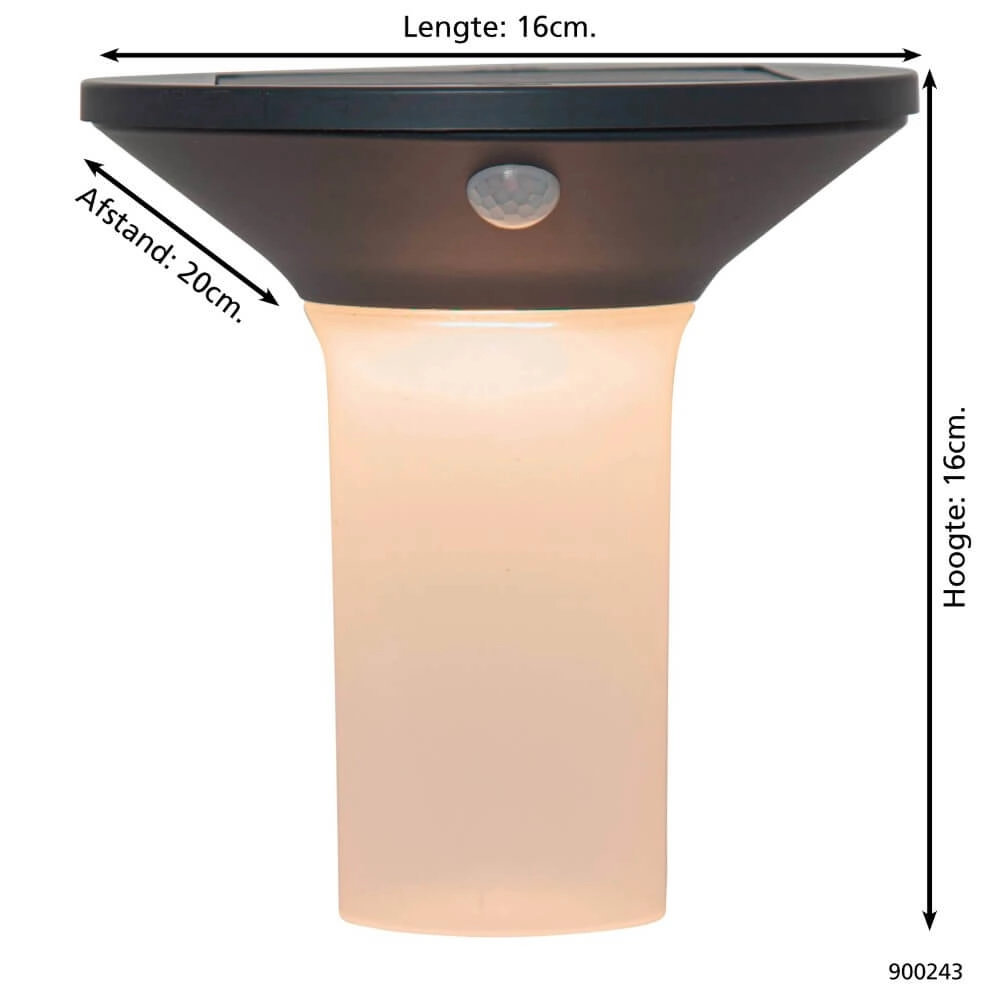 Solar lamp Corbezzola with motion sensor Eglo 9008606230020
