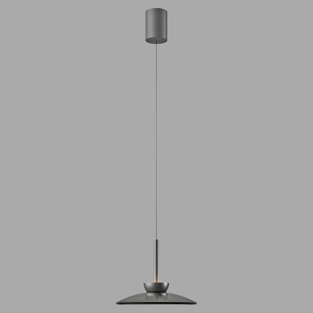 Pendant lamp Ø 32cm Pure Moon with smoke glass