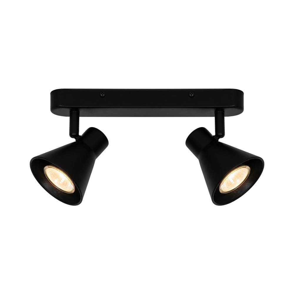 Ceiling lamp Eik 2-light black