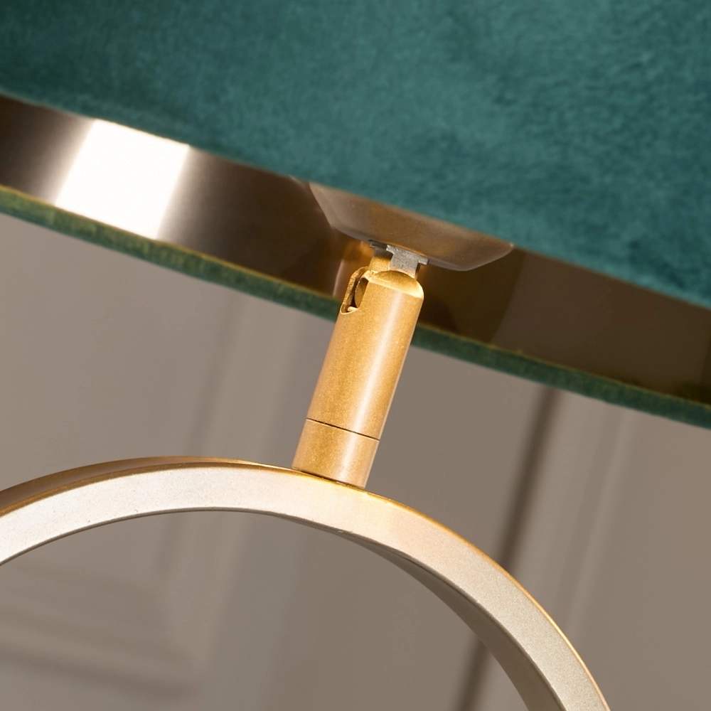 Table lamp Modish bronze with emerald cap Searchlight 5053423306353