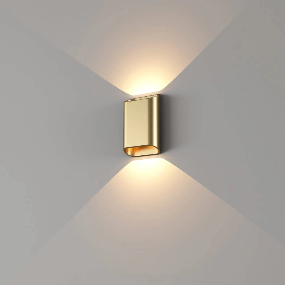 Wall lamp Diaz S Gold brushed