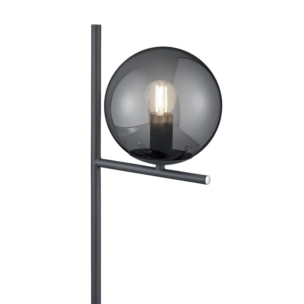 Table lamp Pure 52cm anthracite with smoke Trio 4017807432992