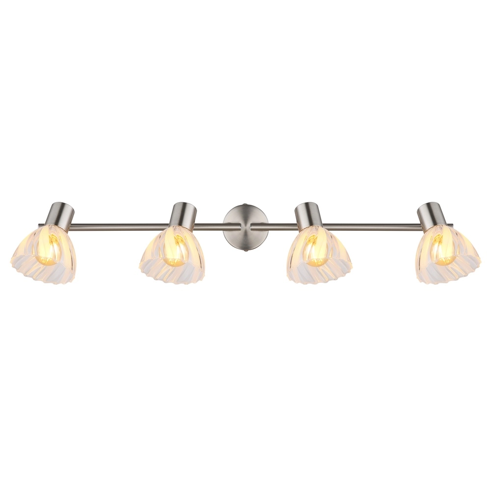 Ceiling lamp 4-lights Zachery nickel Globo 9007371522491