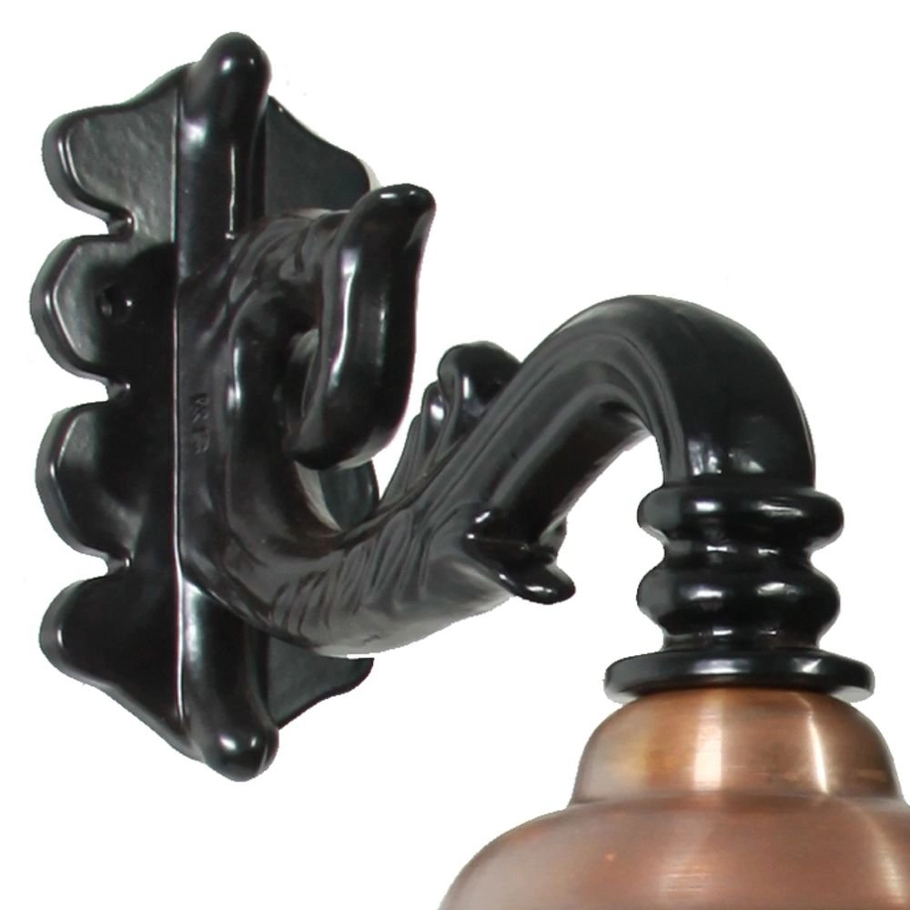 Nostalgic outdoor lamp Chateau with copper cap - black KS Verlichting 8714732125604