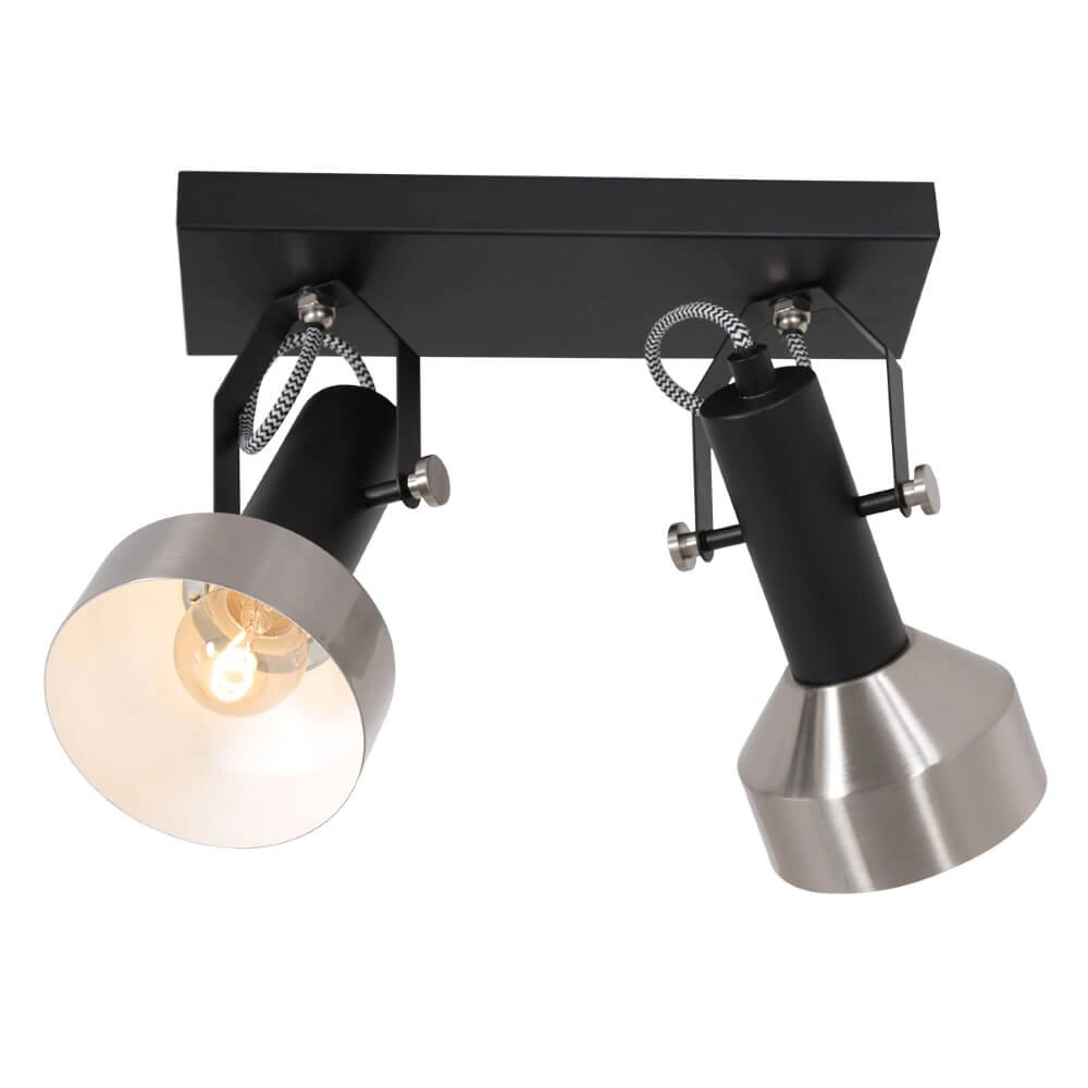 Double ceiling lamp Acier Steinhauer 8712746151459