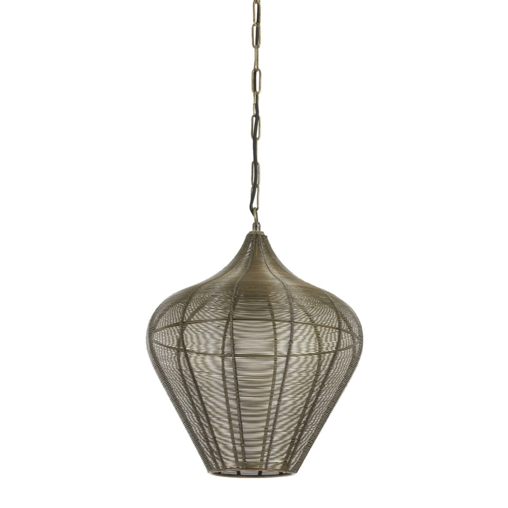 Pendant lamp Alvaro bronze Ø 36cm