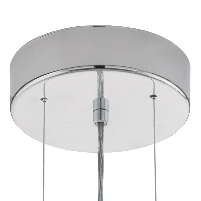 Pendant lamp Clemente 54cm metallic gray Eglo 9002759952877