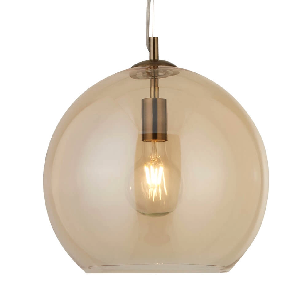 Glass pendant lamp Balls Ø 35cm