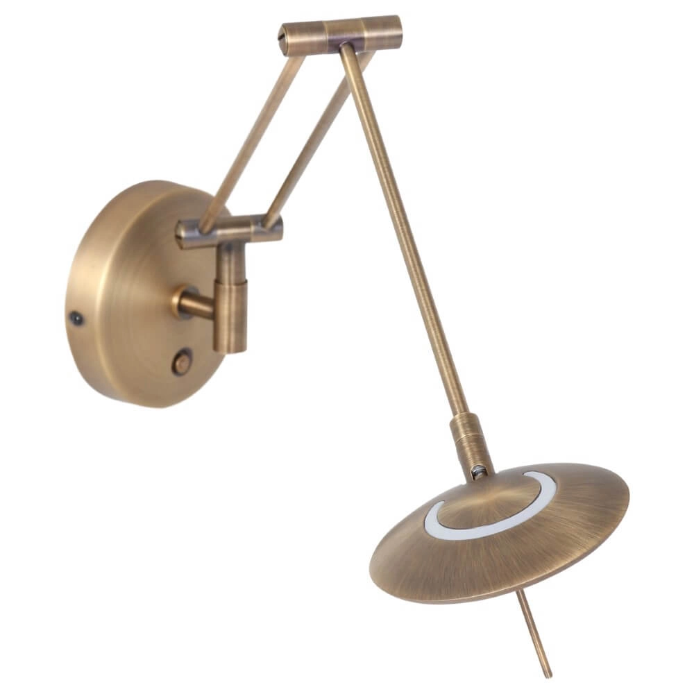 Reading lamp Zodiac LED brass Steinhauer 8712746127355