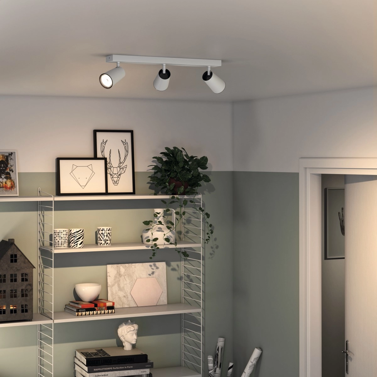 spotlight Paisley 3-light white Philips 8718696164709