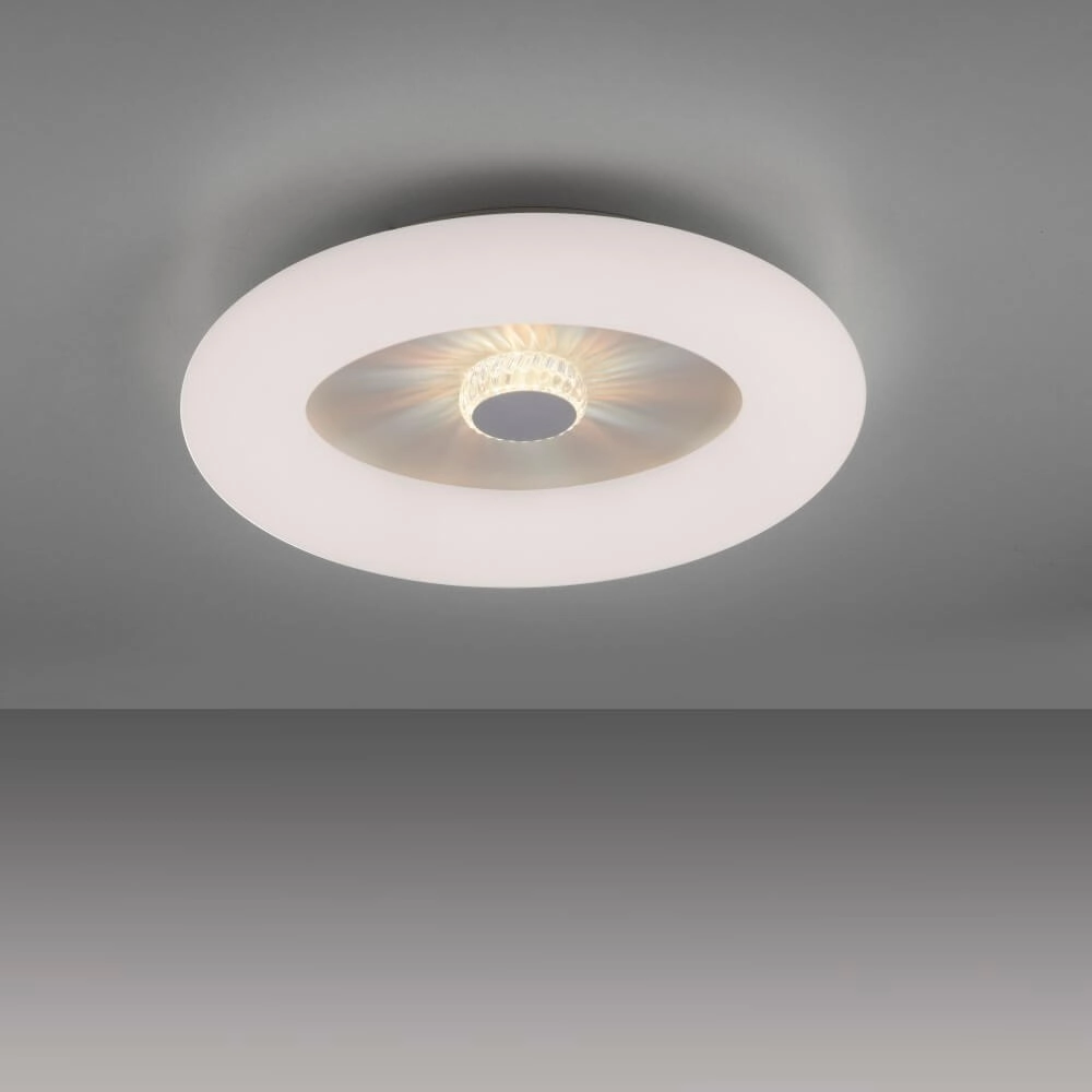 Round ceiling lamp Vertigo white Ø 50cm Just Light 4043689992408
