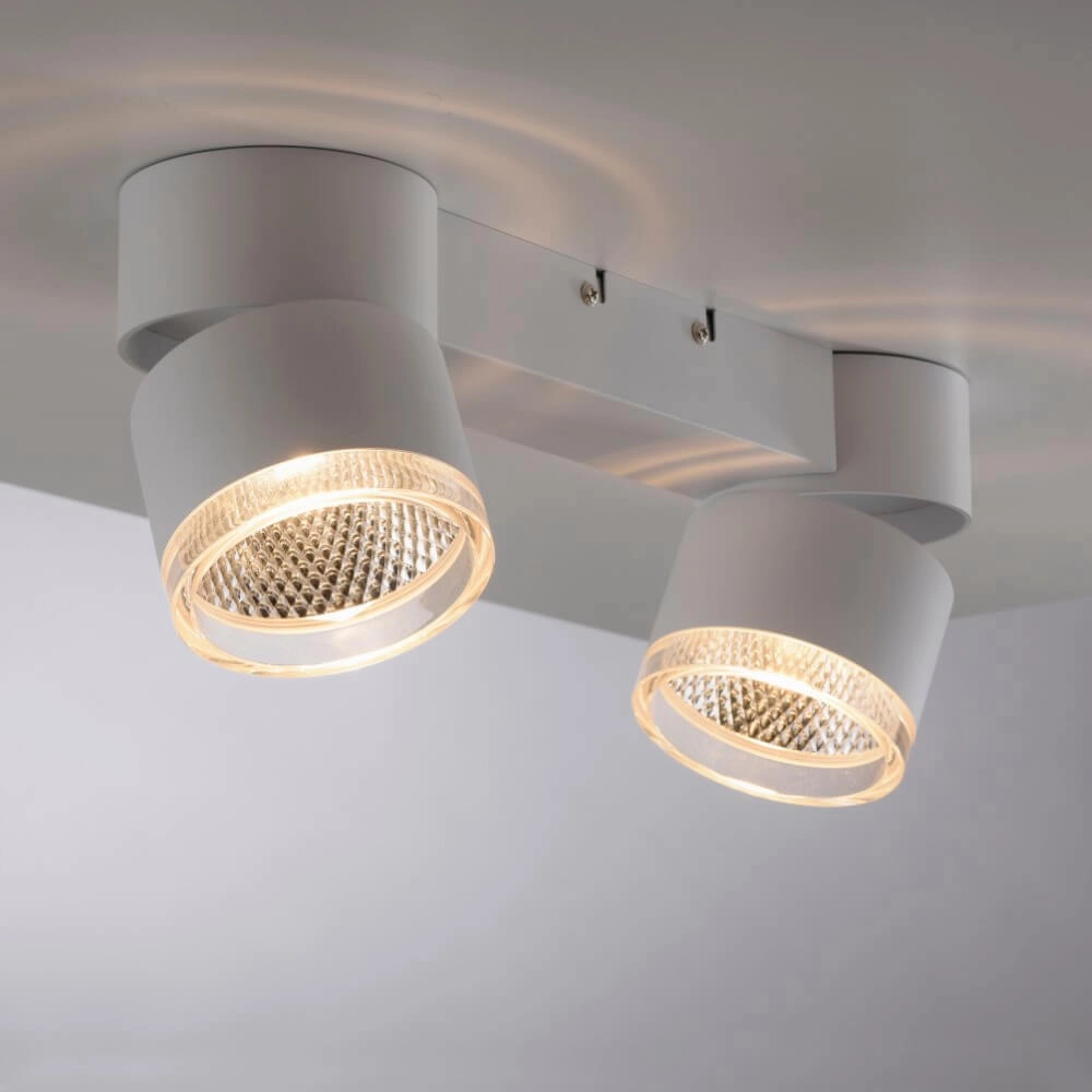 White ceiling lamp Pure Nola 2-light Paul Neuhaus 4012248374542