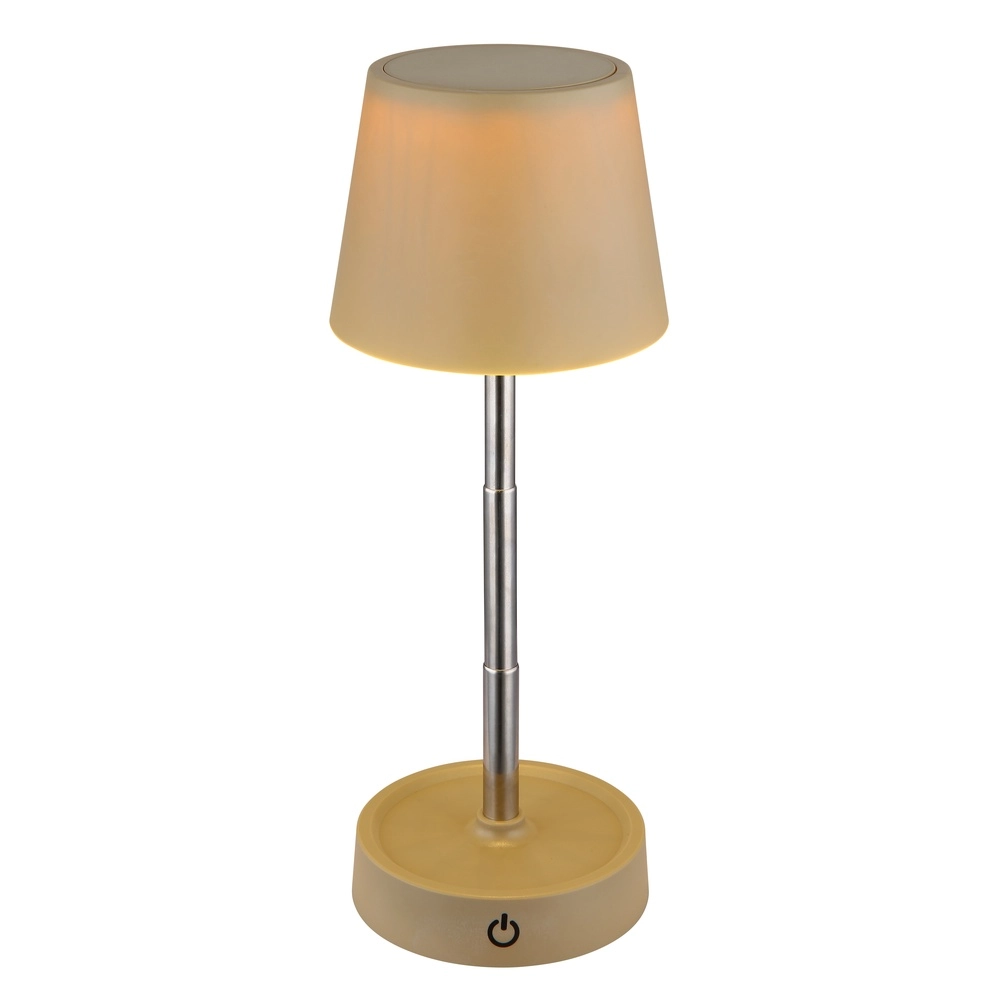 Modern table lamp Carlos Sand Brown Rechargeable Globo 9007371453061