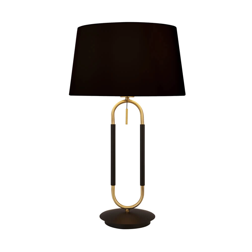 Table lamp Jazz black with gold