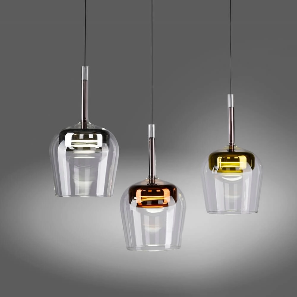 3-light pendant lamp Q-Kon Multiple colors Paul Neuhaus 4012248383896