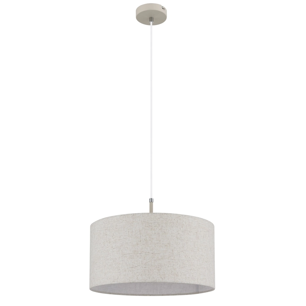Pendant lamp Deleon sand brown Ø 40cm Globo 9007371575909