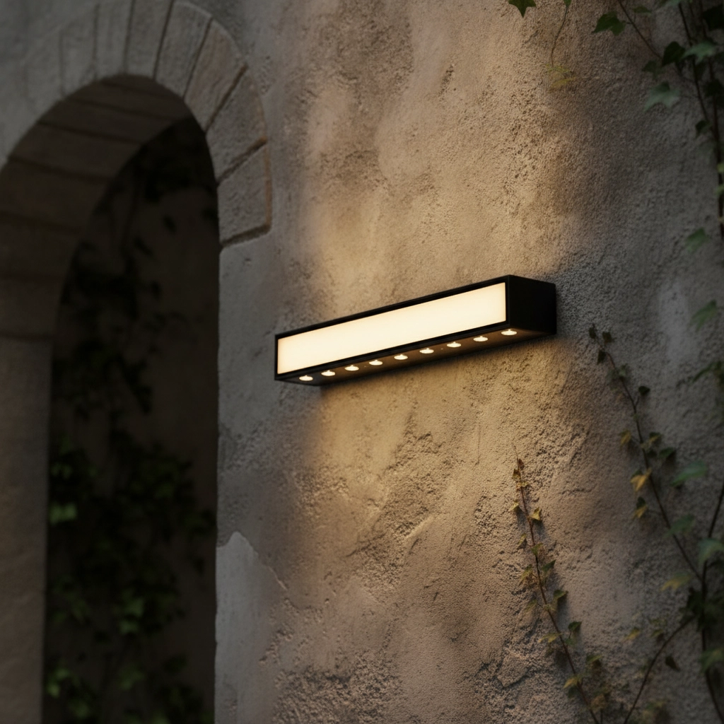 Unique wall lamp Inga anthracite 45cm