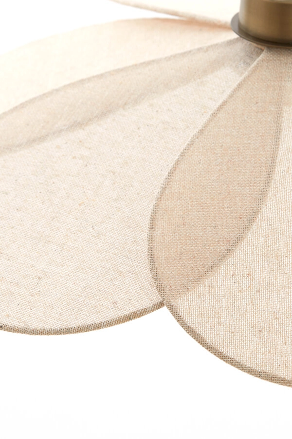 Pendant lamp Fyano flower cream Ø 46cm Light & Living 8717807706685