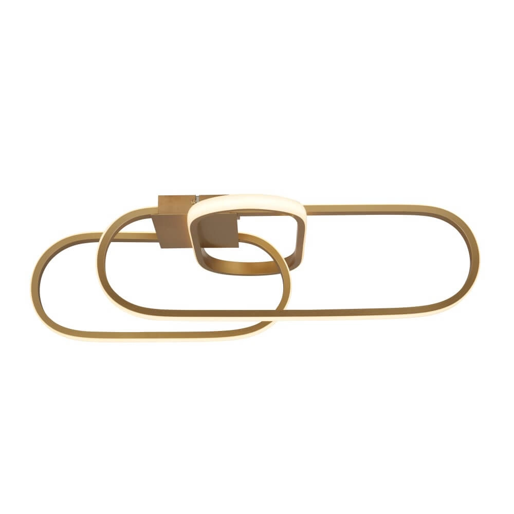 Sleek golden ceiling lamp Clip