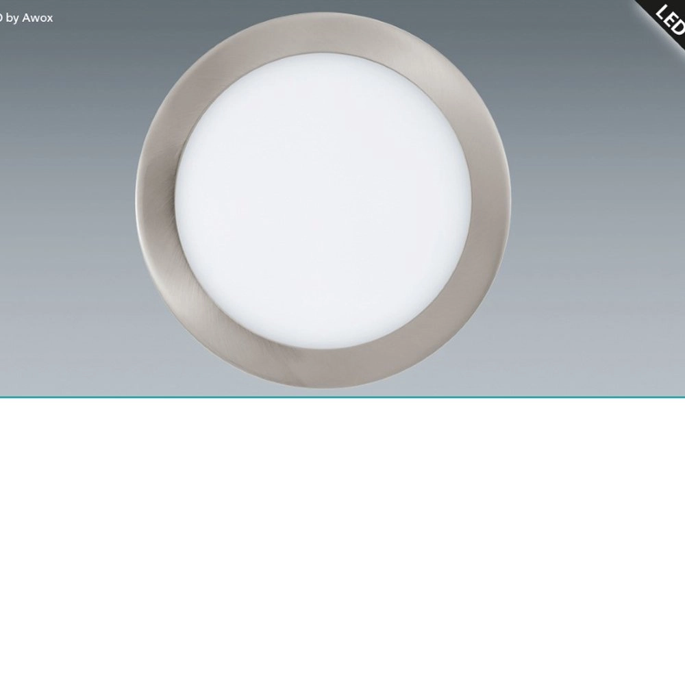 LED flush ceiling light Fueva-C 22.5cm nickel matt Eglo 9002759966768