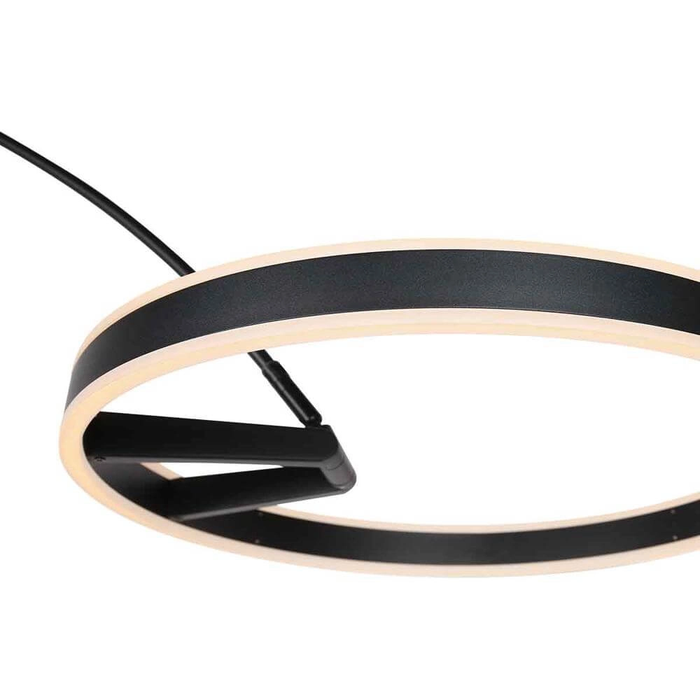 Design arc lamp Ringlux black Steinhauer 8712746176551