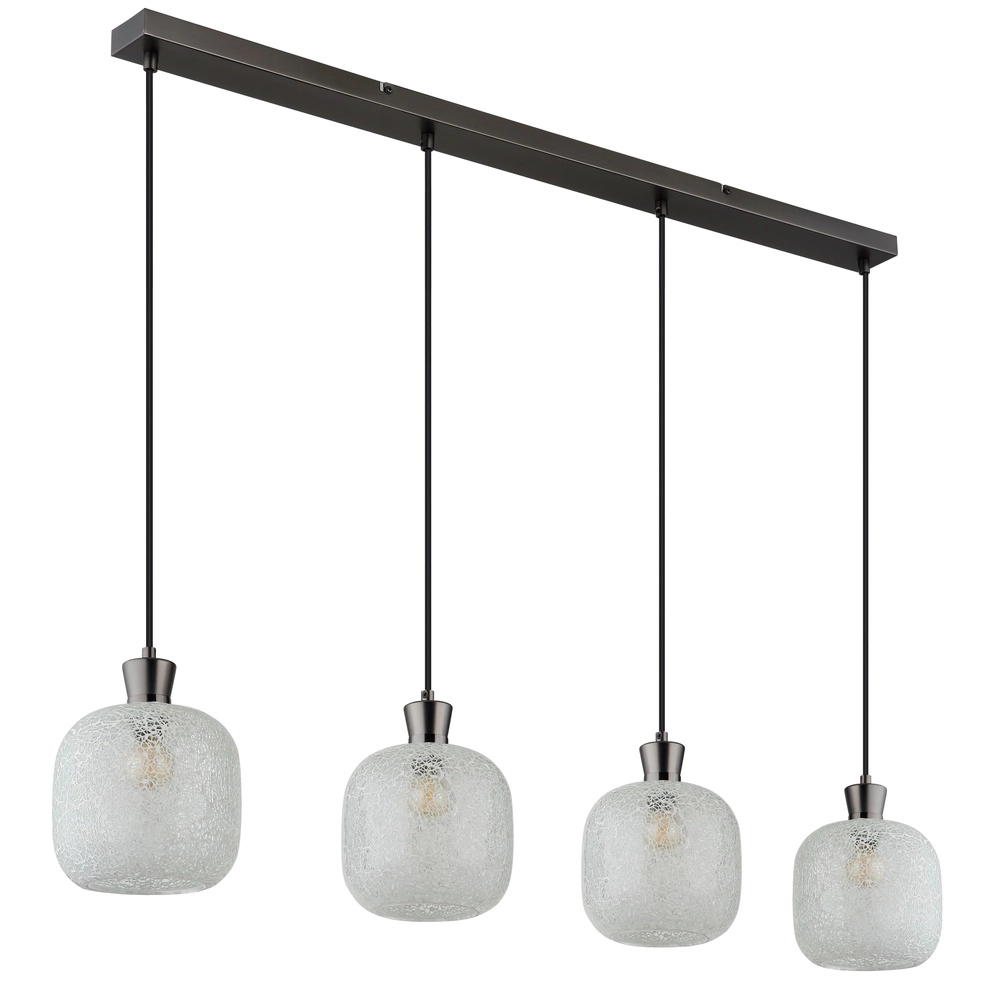 4-lightest pendant lamp Brokana gunmetal Globo 9007371566471