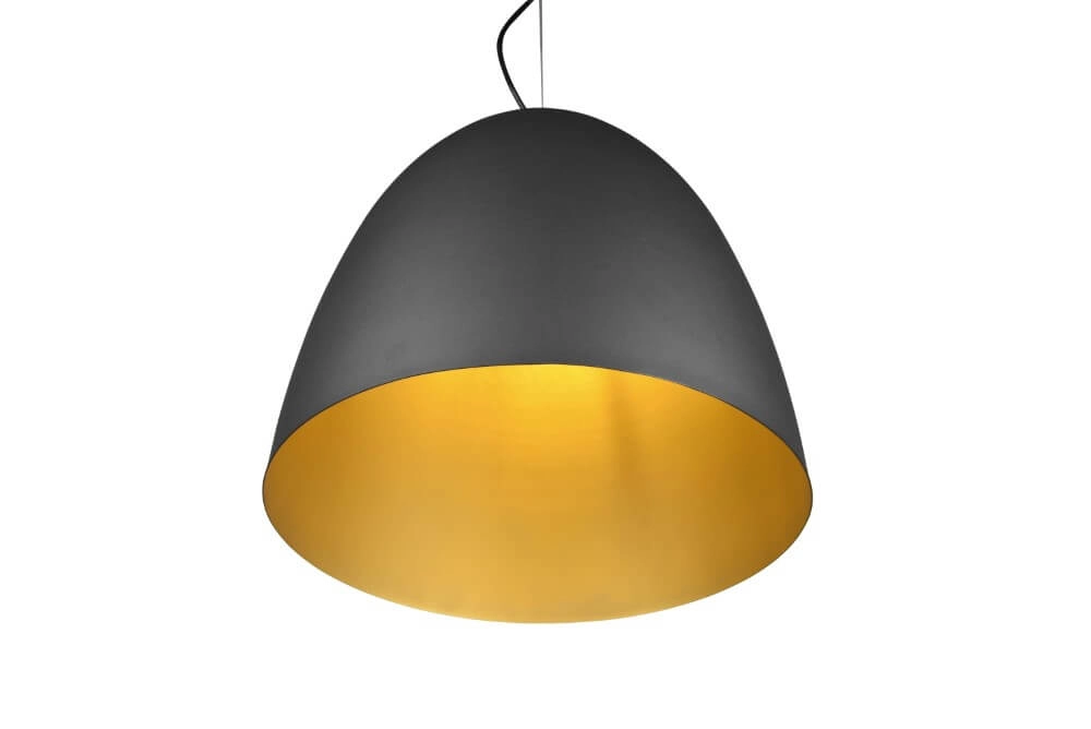 Black pendant lamp Tilda Ø 40cm Trio 4017807522389
