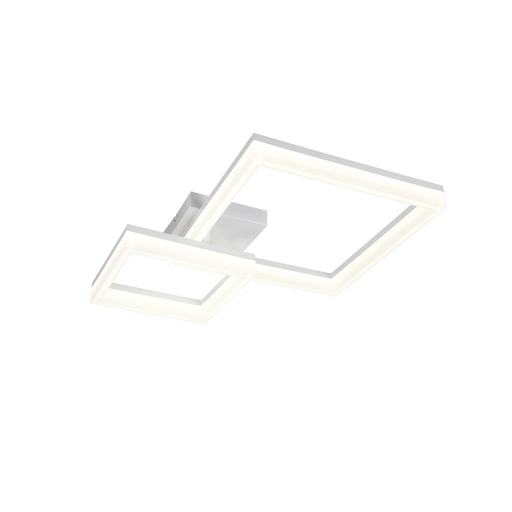 Sleek ceiling lamp Camino white