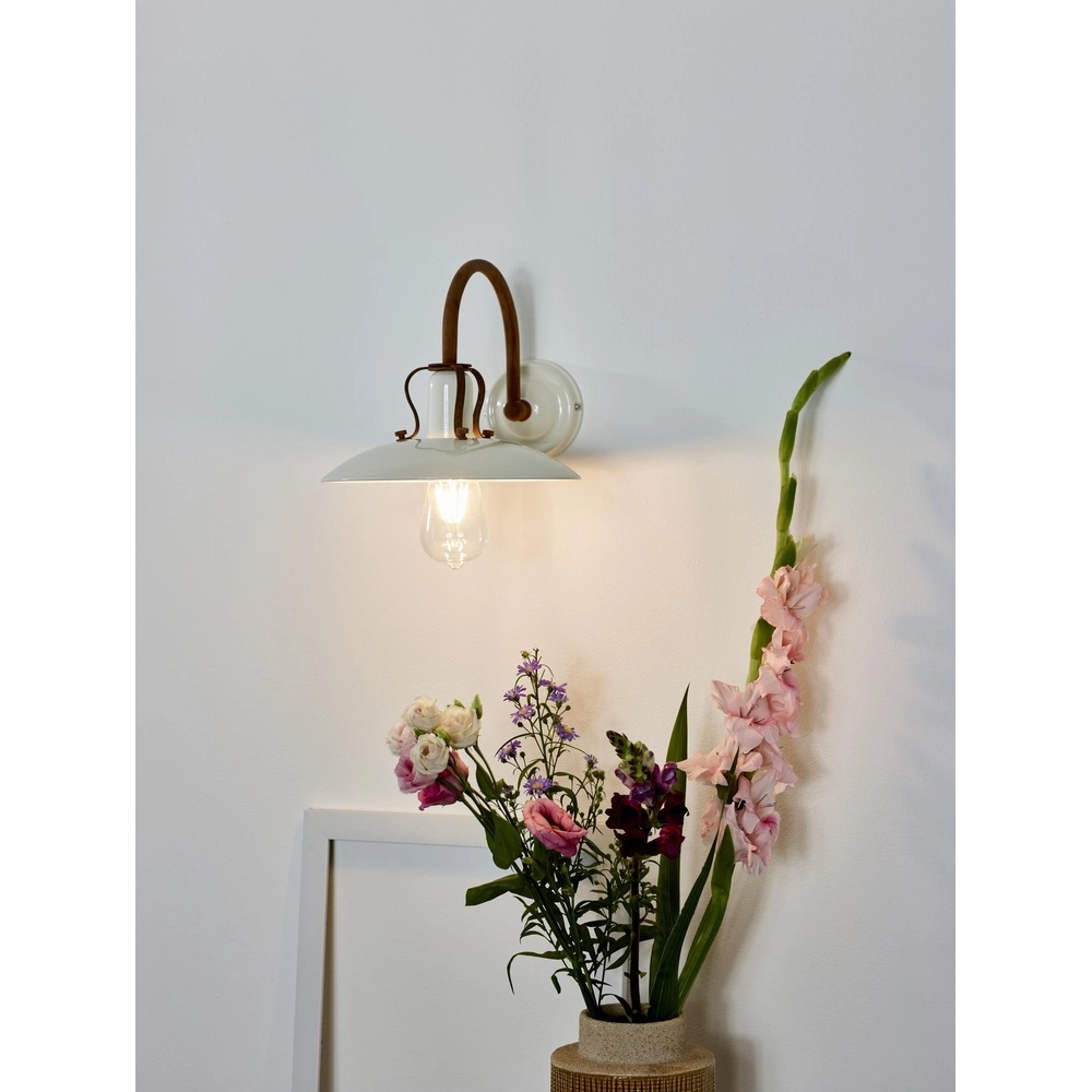 Classic wall lamp RÃ¶mer beige Lucide 5411212302144