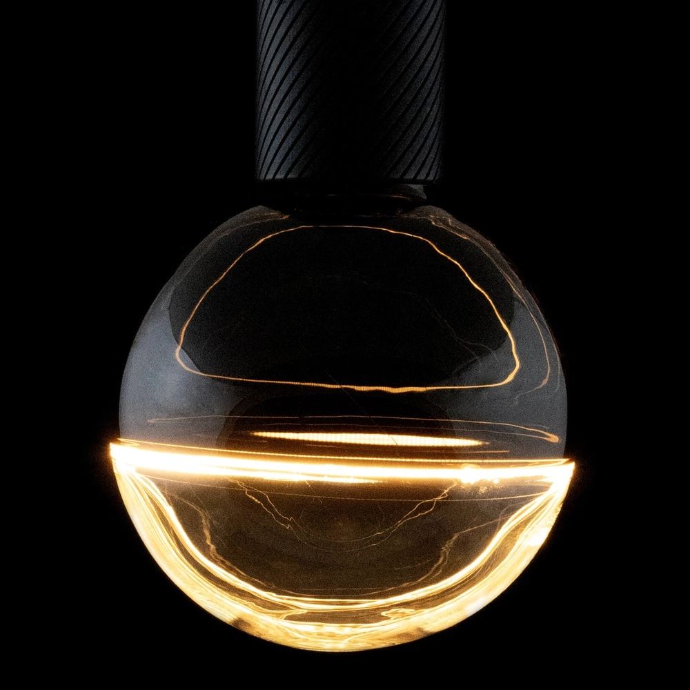 Light source black and clear Illusion 6W - E27 - 260lm - 1900K - Ø 14.5cm