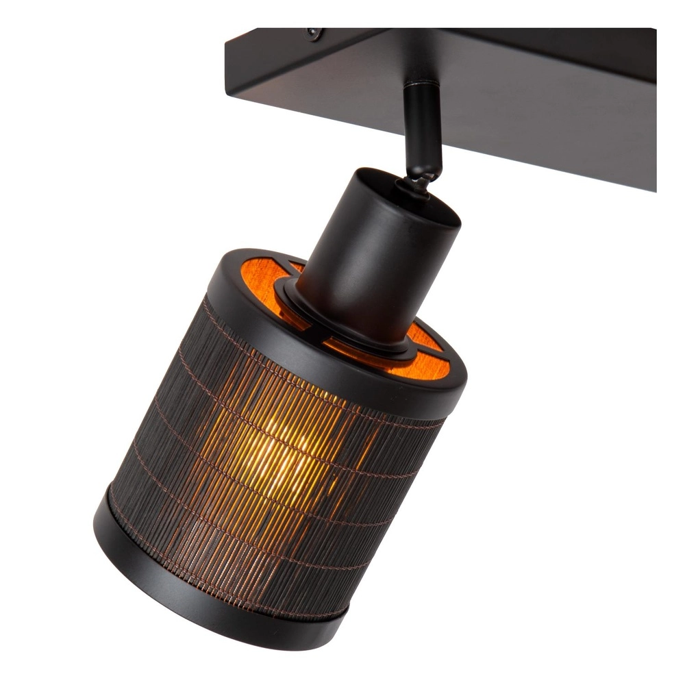 Ceiling lamp Tagalog Double Black Lucide 5411212211675