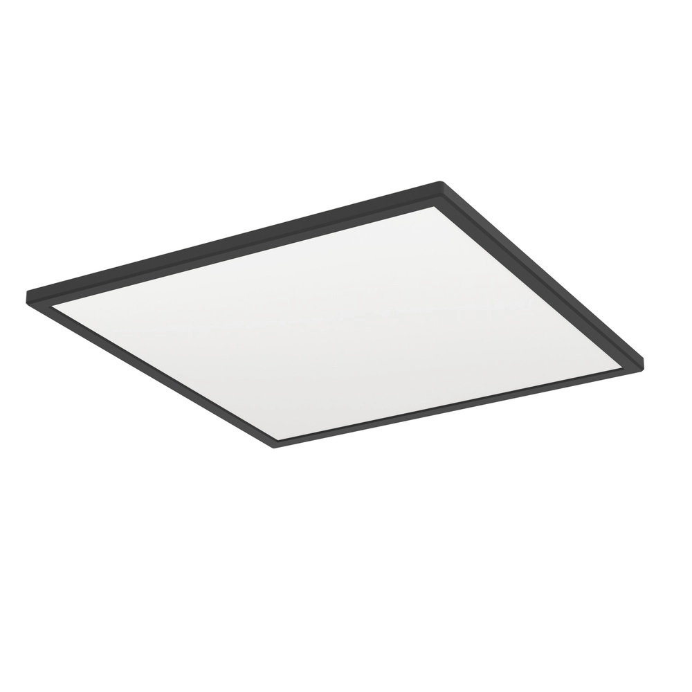 Smart bathroom lamp Rovito-Z Square - Black - 50x50cm