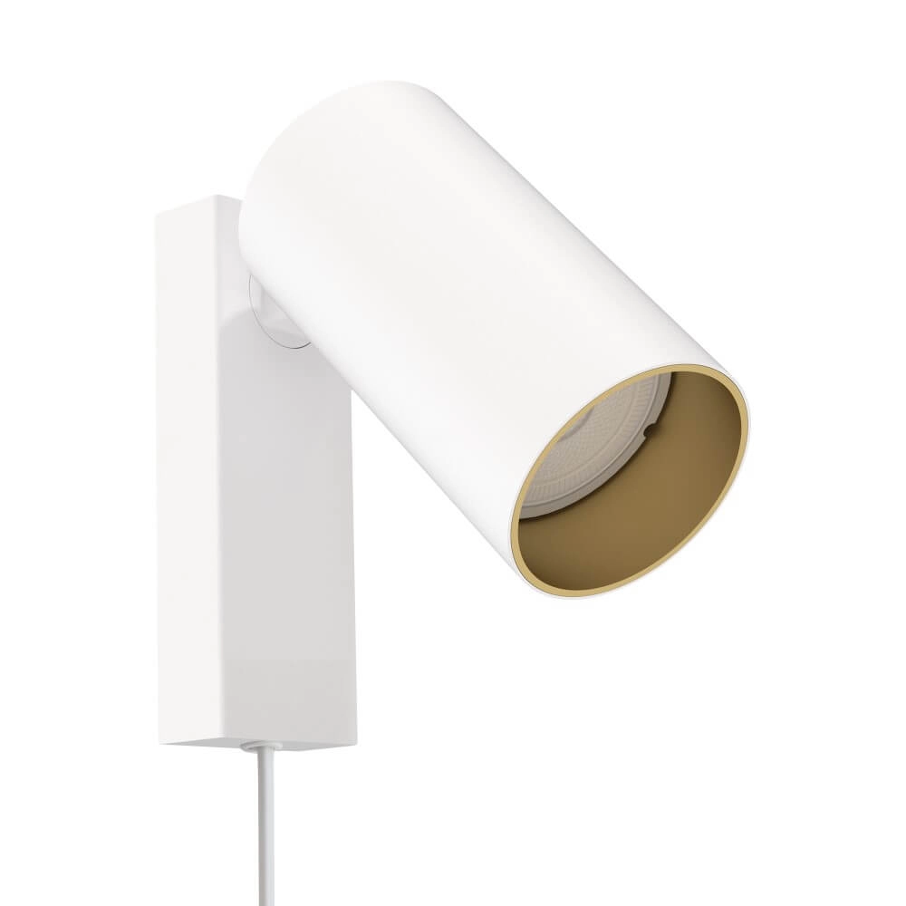 Bedside table lamp Mono white