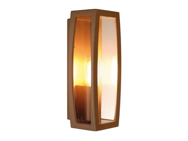 Beautiful outdoor lamp Meridian Box 2 Rusty brown