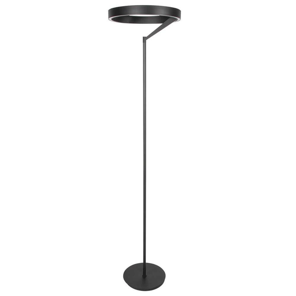 Modern floor lamp Mykty black Ø 40cm Steinhauer 8712746178173
