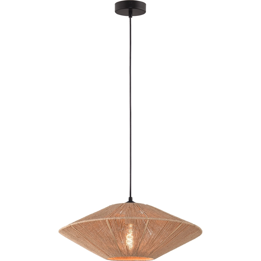 Japandi pendant lamp Bicono Ø 50cm
