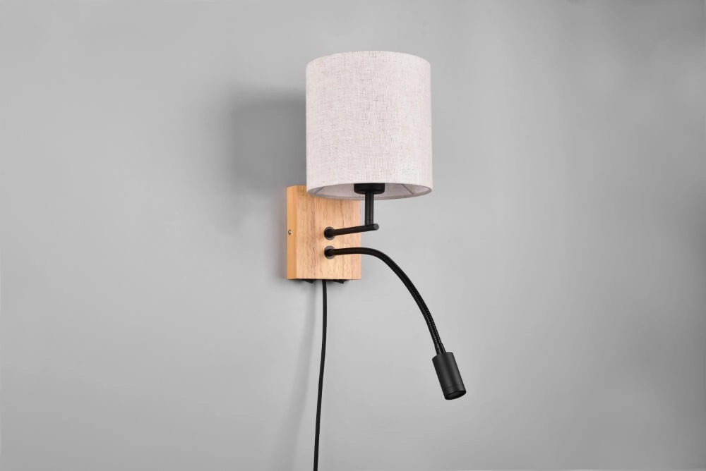 Rural wall lamp Nilam round hood Trio 4017807567960