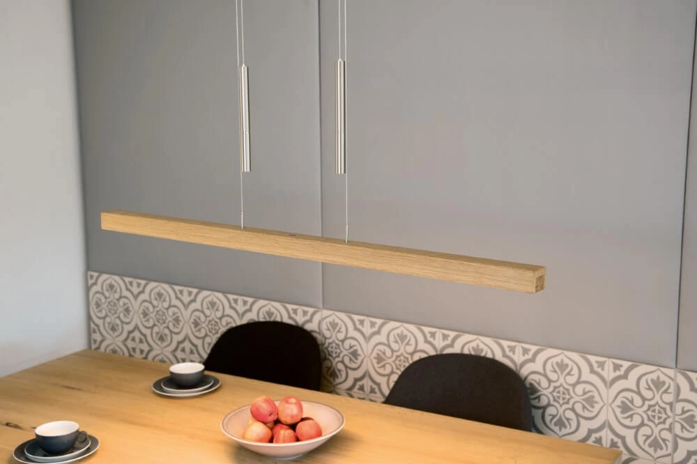 Pendant lamp Leonora 160 cm - oak oiled HerzBlut 4021273026203