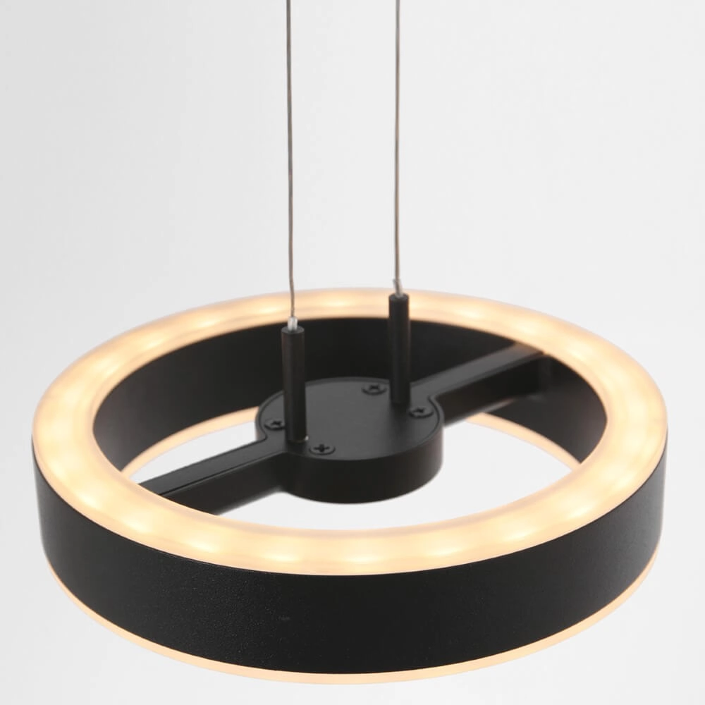Kitchen pendant light Piola black Steinhauer 8712746167337