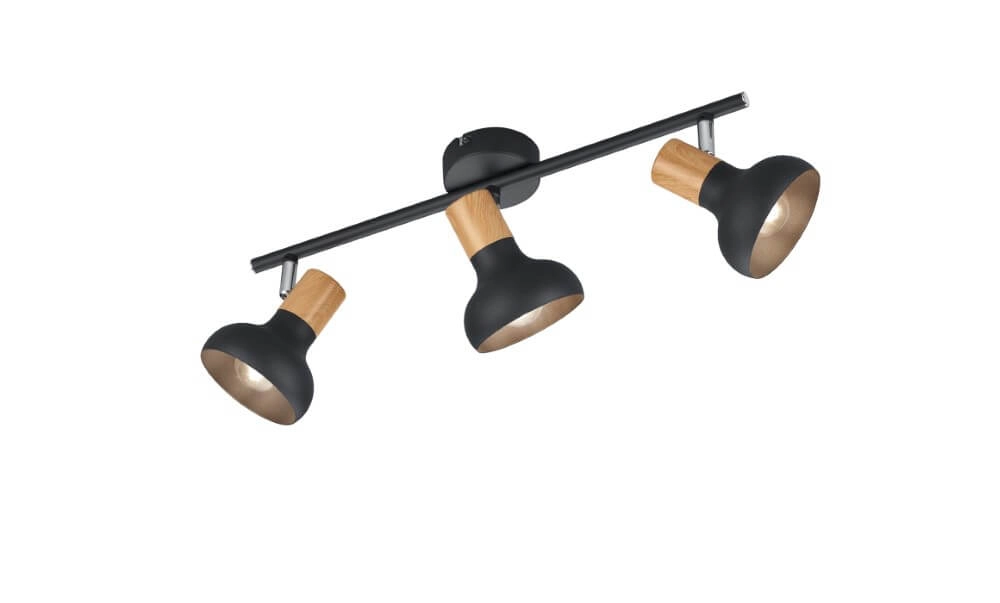 Ceiling light Latika 3-light black