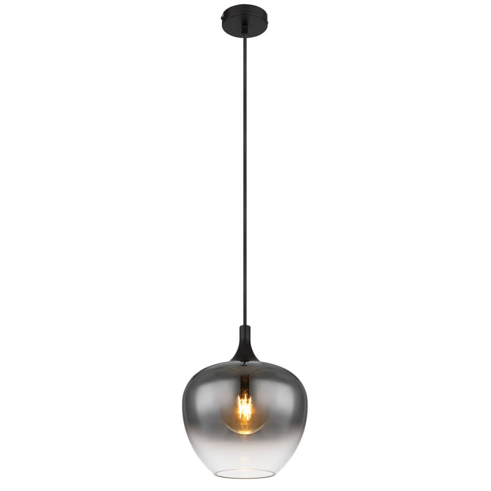 Black pendant lamp Maxy single Ø 24cm